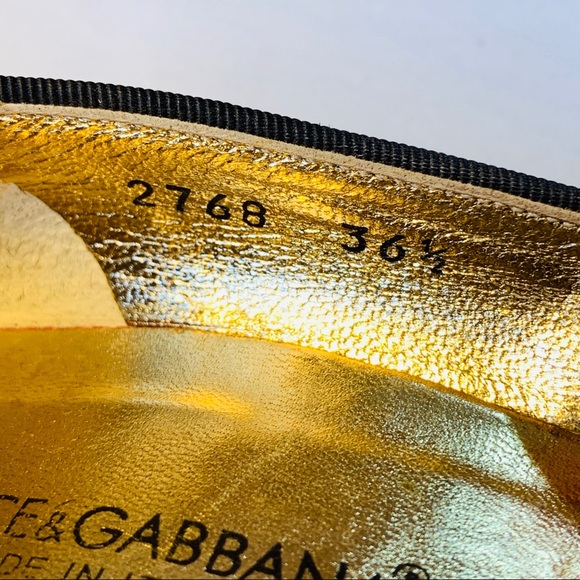 Dolce & Gabbana Patent Leather Bow Peep Toe 36.5 - Picture 5 of 10